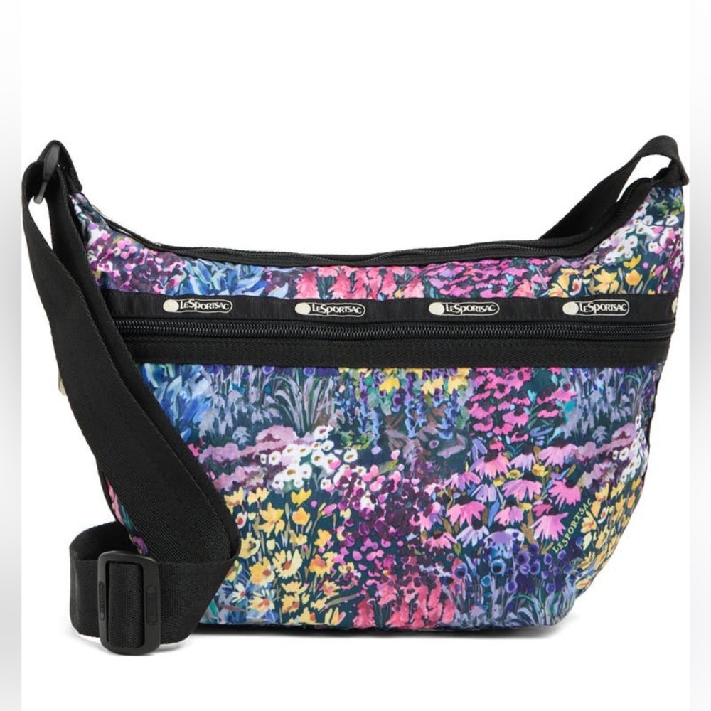 FINAL PRICE 🚨 LESPORTSAC 🔥 FLORAL CROSS BODY NWT - Picture 1 of 7
